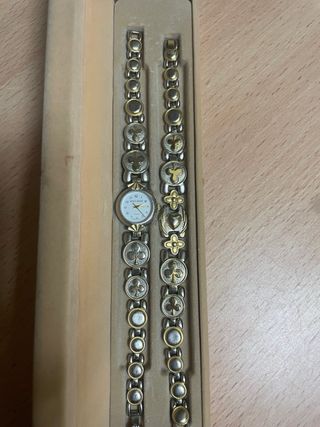 Juego reloj y pulsera bisuteria 