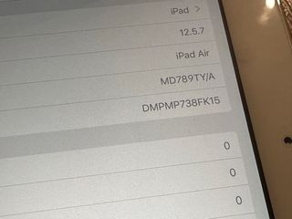 Apple Ipad Air 32 GB. Modelo MD789TY/A