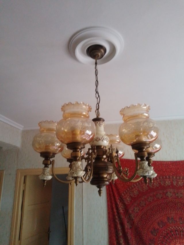 Lampara de techo antigua