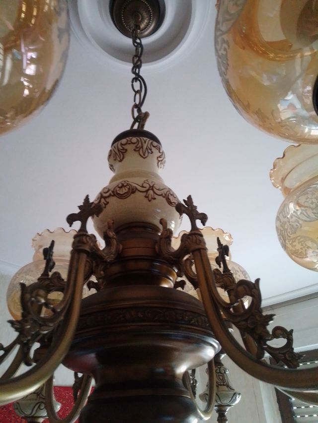 Lampara de techo antigua