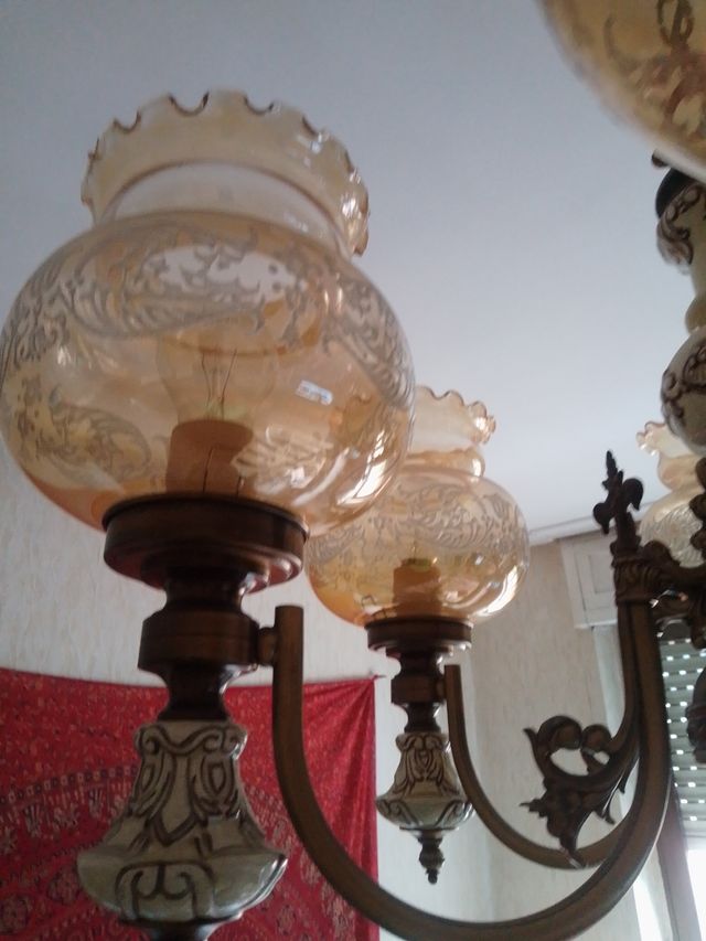 Lampara de techo antigua