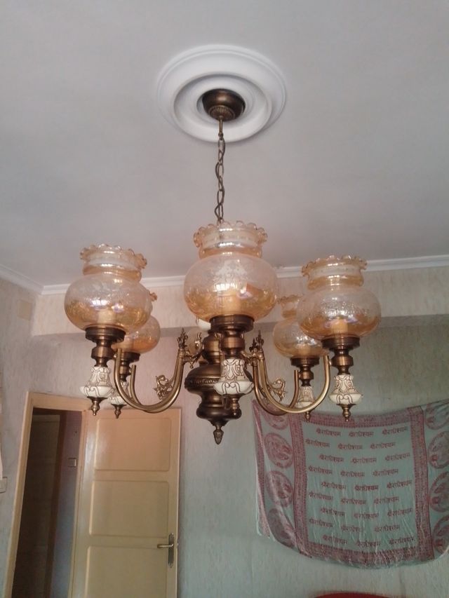 Lampara de techo antigua