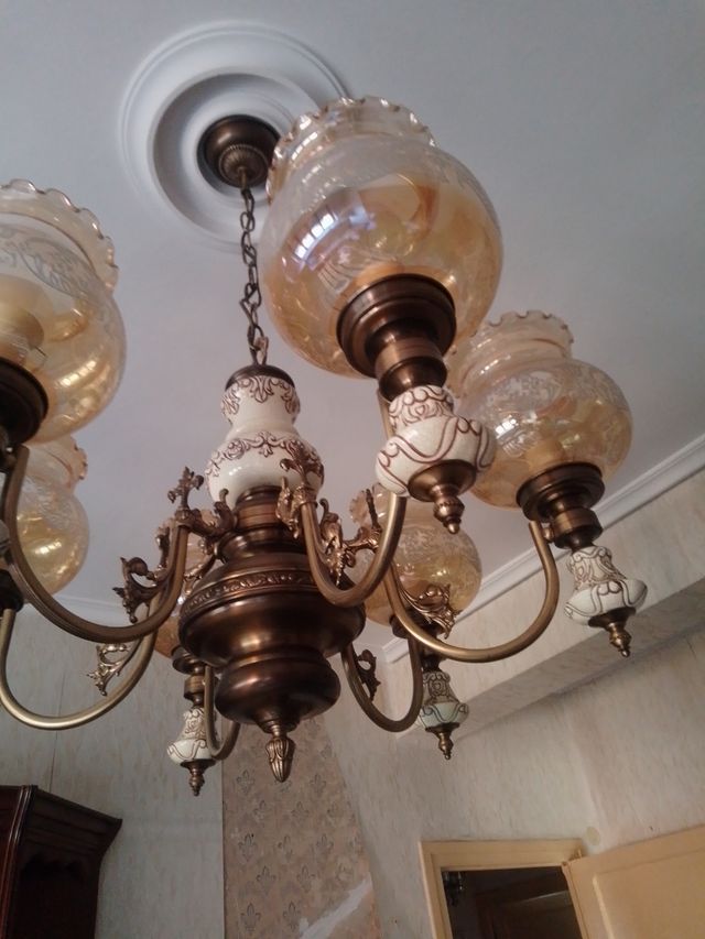 Lampara de techo antigua