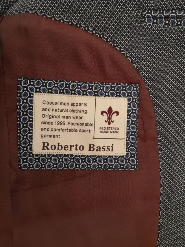 Blazer hombre Roberto Bassi nueva