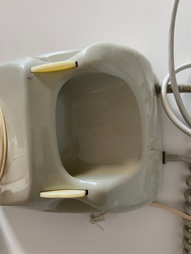 Teléfono Heraldo antiguo gris años 80 Citesa