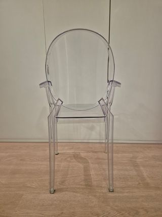 Set di 4 sedie kartell trasparenti