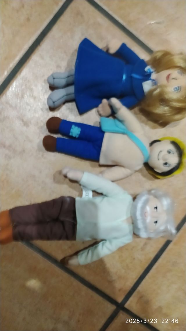 Lote 9ok de muñecos seri Heidi Pedro abuelo