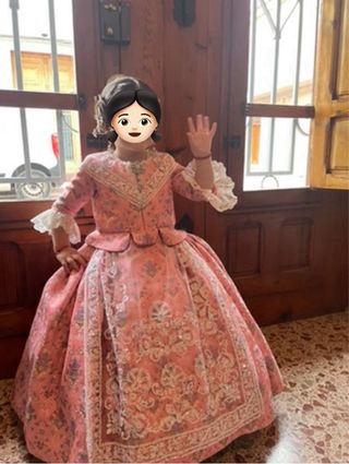 Traje fallera niña
