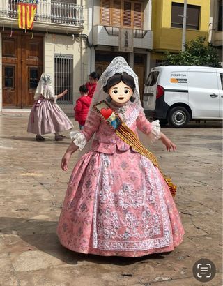 Traje fallera niña