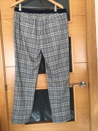 Pantalon de cuadros Zara