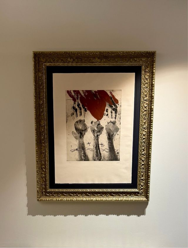 Grabado Antoni Tapies