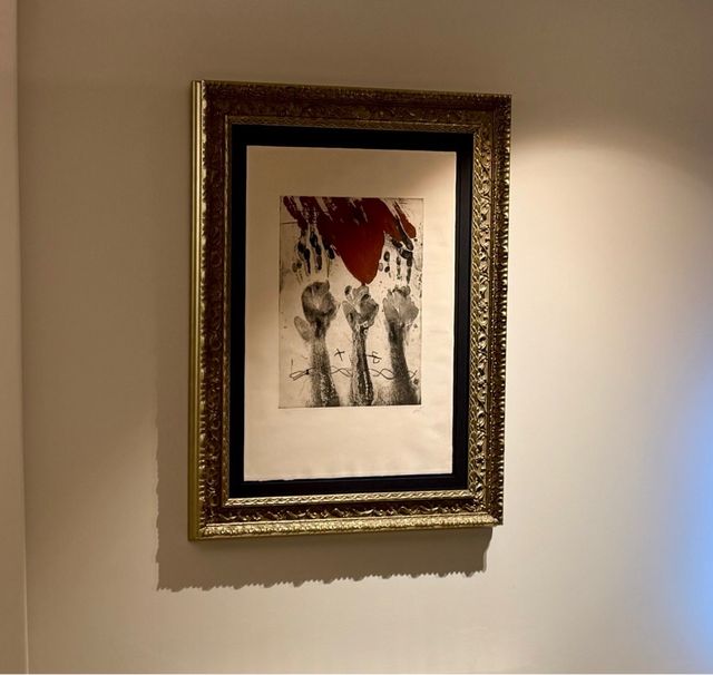 Grabado Antoni Tapies