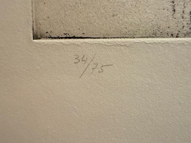 Grabado Antoni Tapies