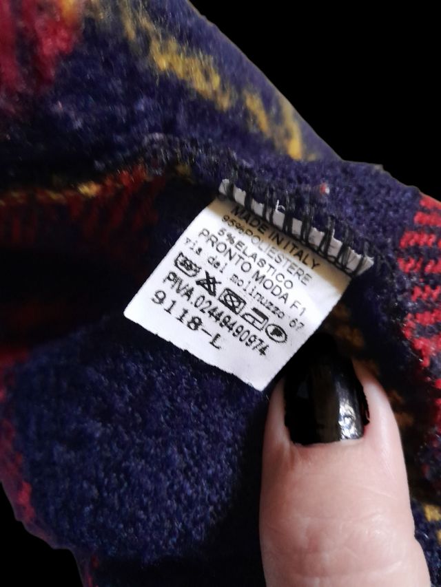 Abrigo largo estampado.