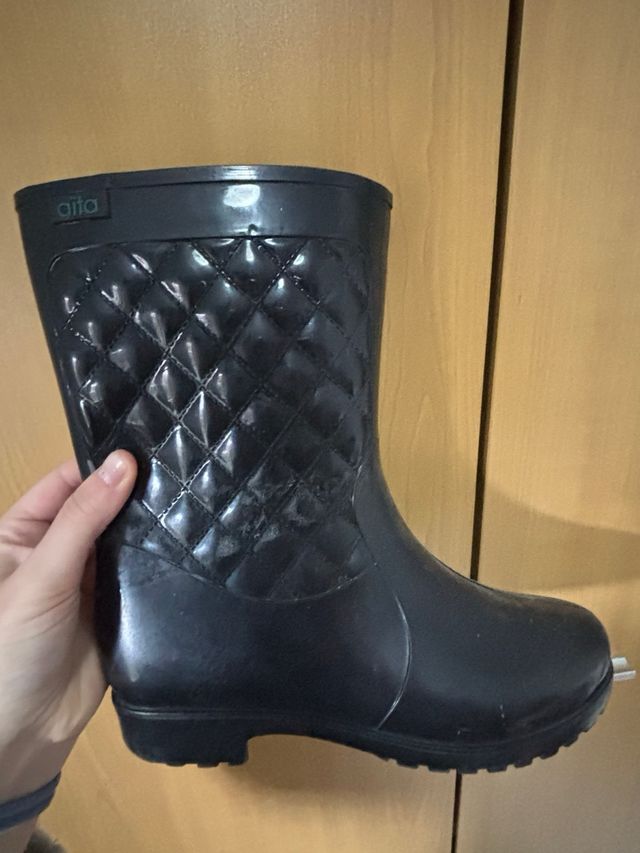 Botas negras de agua