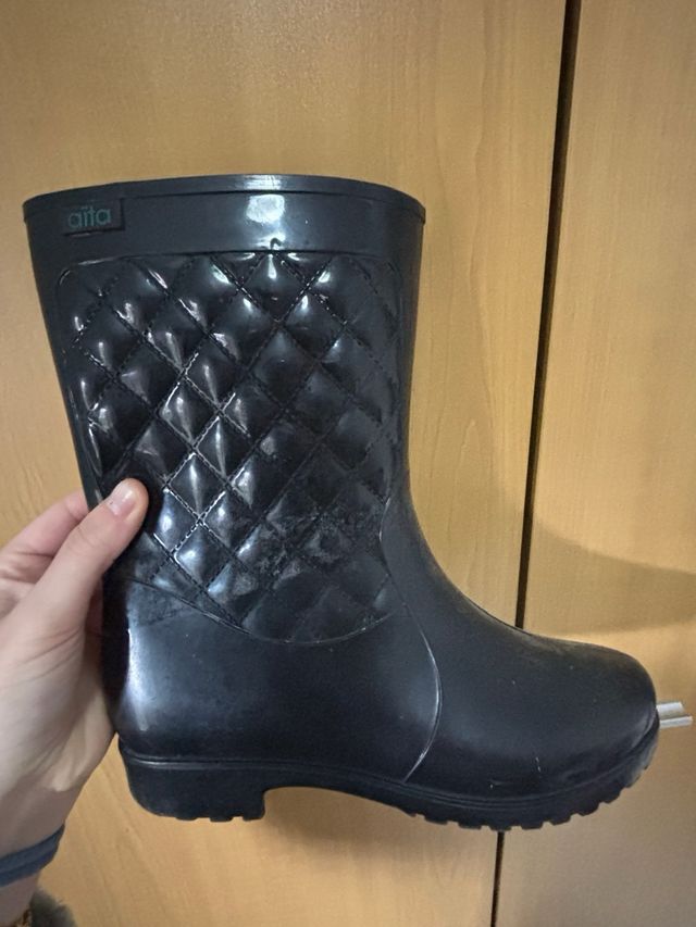 Botas negras de agua