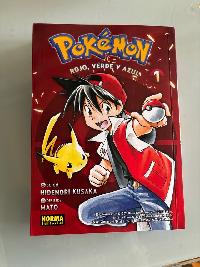 comic pokemon rojo verde azul 1