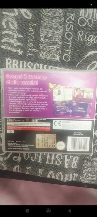 Gioco Nintendo Ds fashion designer 