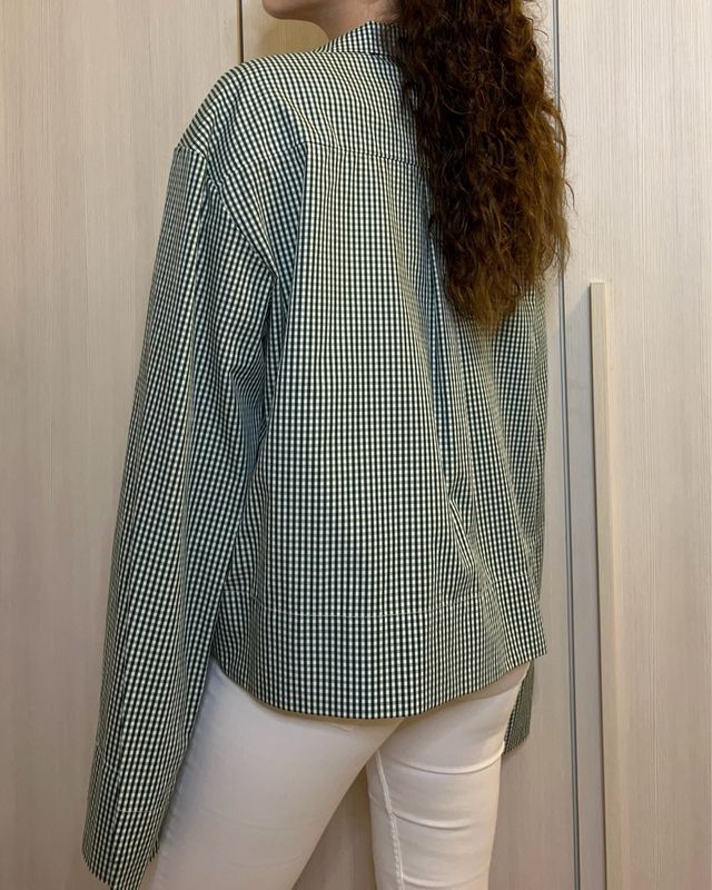 Camicia A Quadretti Cotone Oversized MrMrs Shirt