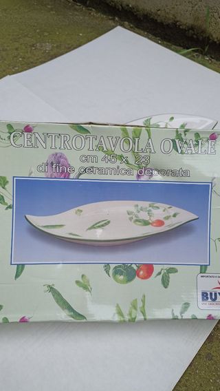Centrotavola ovale Tuscania 