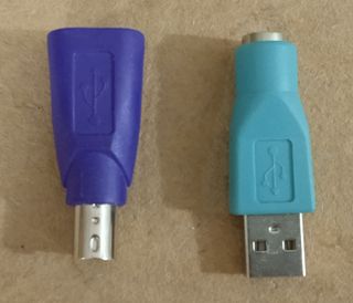 Coppia adattatori USB PS2