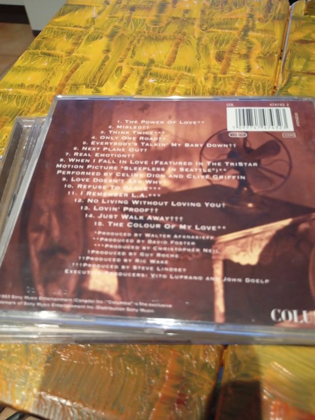 Celine dion.the colour ofmy love