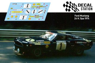 ✅ Calcas 1/32 Ford Mustang 24h Spa 1974