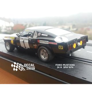✅ Calcas 1/32 Ford Mustang 24h Spa 1974