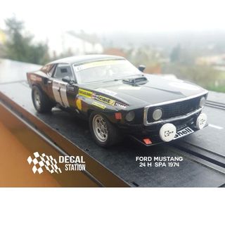 ✅ Calcas 1/32 Ford Mustang 24h Spa 1974