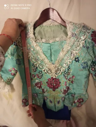 Vestido fallera talla 7-10 años