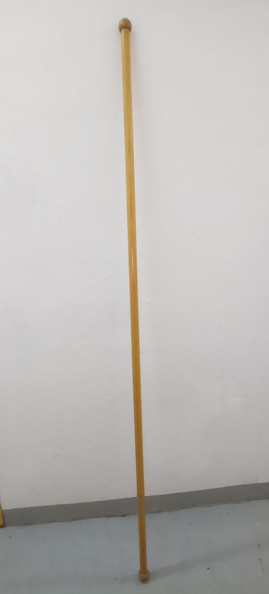 Barra madera cortina 2 m