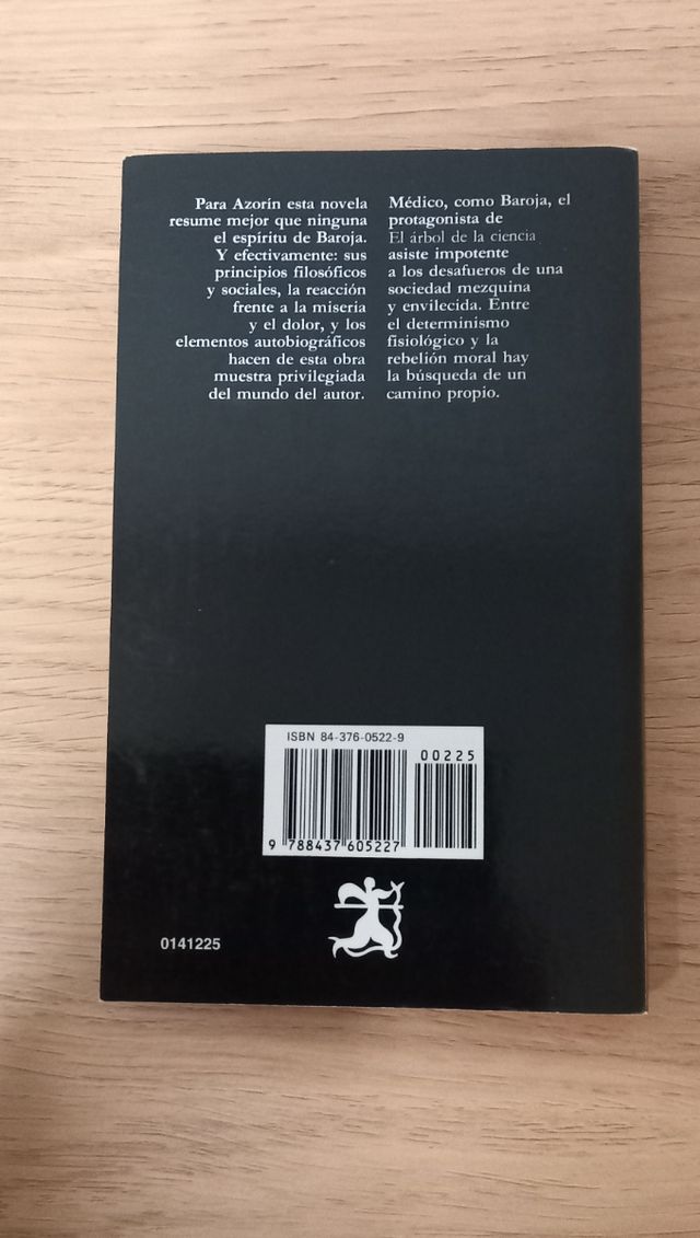 Libro "El árbol de la ciencia"