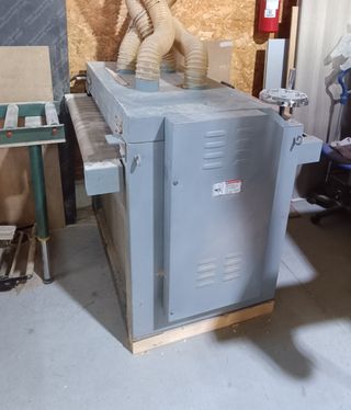 Lijadora de rodillos. Maquinaria carpinteria