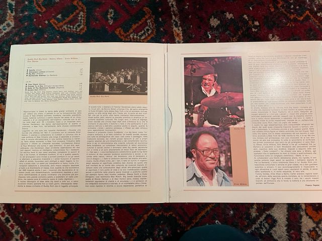 Set di 2 vinili jazz di Buddy Rich Big Band