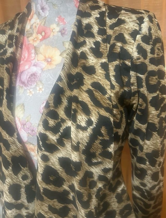 Blazer animal print