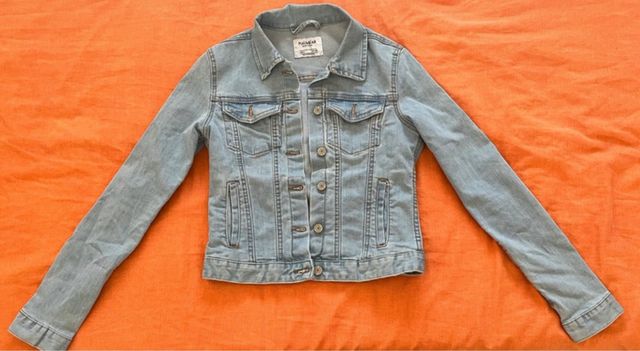 Cazadora vaquera azul clarito
