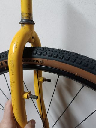 Horquilla gravel acero 