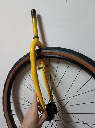 Horquilla gravel acero 