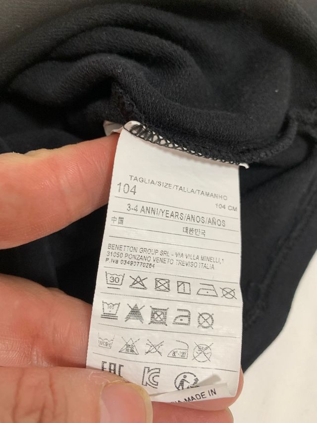 Felpa Snoopy Rockstar taglia 4 anni 104 Benetton