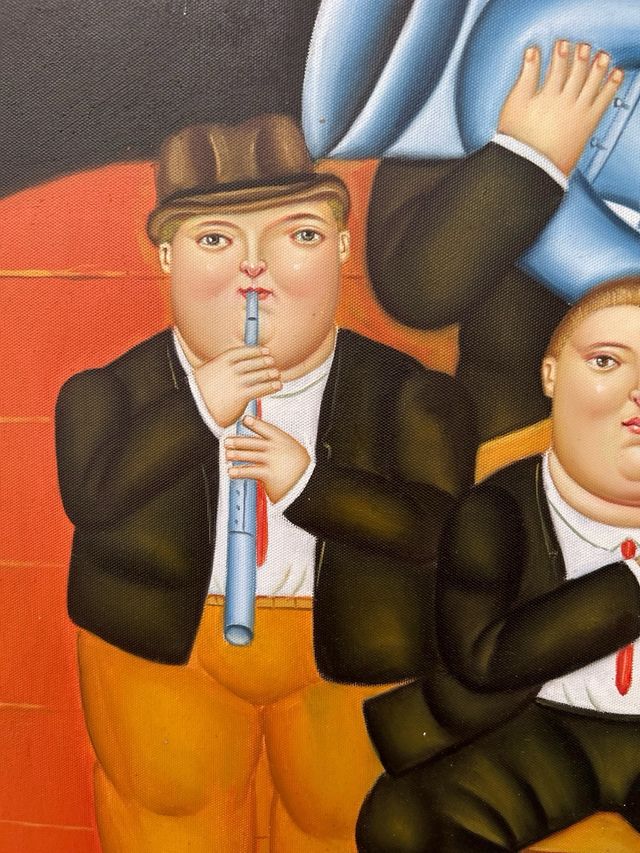 COPIA CUADRO ESTILO BOTERO