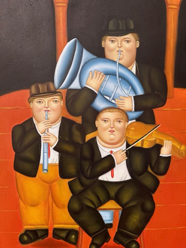 COPIA CUADRO ESTILO BOTERO