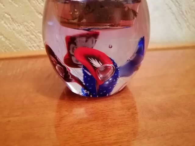 Accendino vintage su vetro di Murano