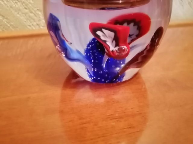 Accendino vintage su vetro di Murano