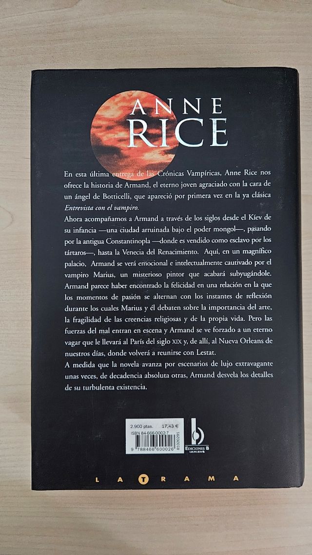 Armand, El Vampiro (Crónicas Vampíricas, #6)