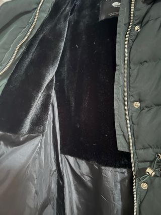 Abrigo plumas Zara