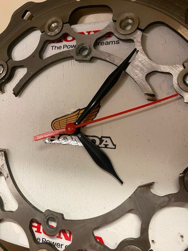 Orologio da parete disco freno moto biker