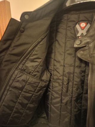 Chaqueta de cuero para moto 