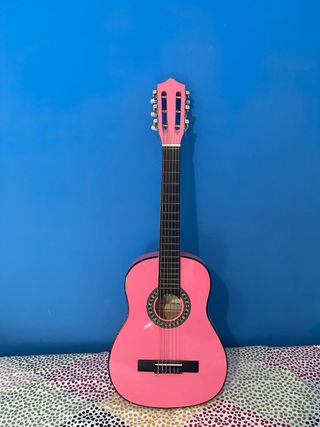 Guitarra española 1/2 rosa Rocío