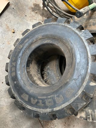 Ruedas carretilla elevadora macizas