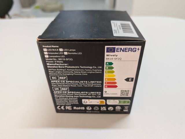 Pack 4 bombillas LED luz ámbar para dormir